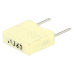 Condensator: cu poliester; 100nF; 40VAC; 63VDC; 5mm; ±5%; -55÷105°C