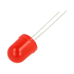 LED; roşie; 160÷270mcd; 60°; Parte frontală: convex; 1,6÷2,4VDC