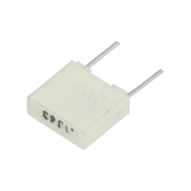 Condensator: cu poliester; 100nF; 40VAC; 63VDC; 5mm; ±10%; THT; R82 Condensator: cu poliester; 100nF; 40VAC; 63VDC; 5mm; ±10%; THT; R82