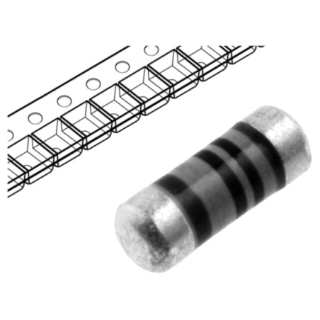 Rezistor: thin film; SMD; 0204 MiniMELF; 39,2Ω; 0,4W; ±1%; 50ppm/°C