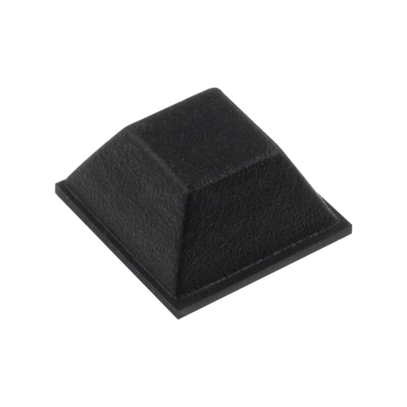 Picioruş autoadeziv; neagră; gumă; A: 12,7mm; B: 7mm; C: 6mm Picioruş autoadeziv; neagră; gumă; A: 12,7mm; B: 7mm; C: 6mm