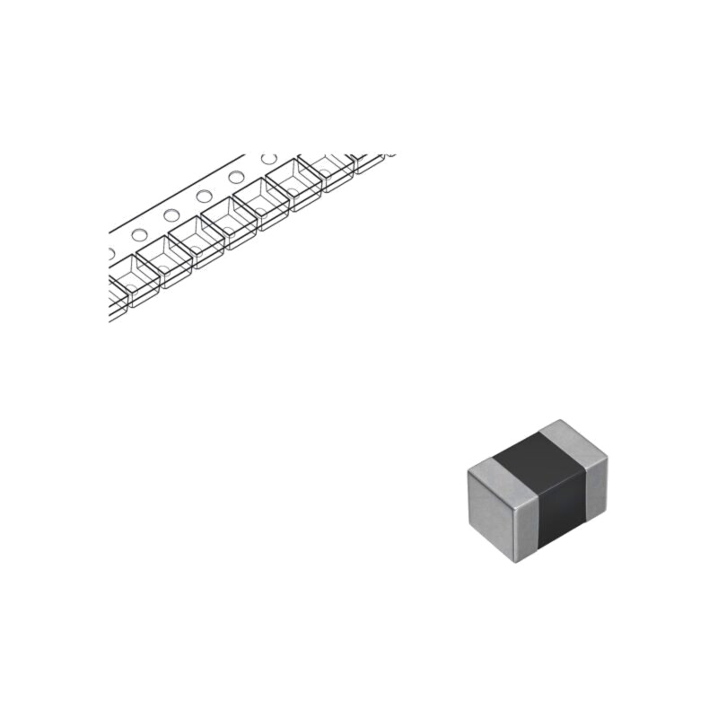 Inductor: ferită; SMD; 0805; 100uH; 140mA; 3,5Ω; 2MHz; ±20%