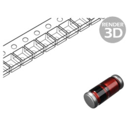 Diodă: Zener; 0,5W; 12V; SMD; rolă,bandă; MicroMELF quadro; ZMC