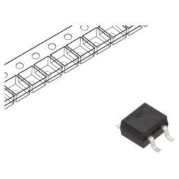 Punte redresoare: monofazat; 100V; If: 0,5A; Ifsm: 30A; DB-1MS; SMT
