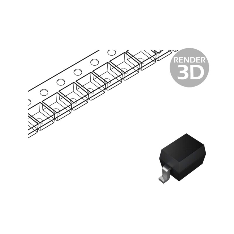 Diodă: TVS; 17,1÷32,5V; 5A; 200W; asimetrică,bidirecţională; ESD Diodă: TVS; 17,1÷32,5V; 5A; 200W; asimetrică,bidirecţională; ESD