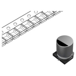 Condensator: electrolitic; SMD; 10uF; 25VDC; Ø4x5,4mm; ±20%; 80mA