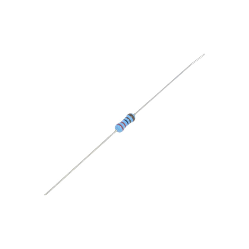 Rezistor: thin film; THT; 2,2kΩ; 600mW; ±1%; Ø0,6x28mm; Ø2,5x6,5mm Rezistor: thin film; THT; 2,2kΩ; 600mW; ±1%; Ø0,6x28mm; Ø2,5x6,5mm