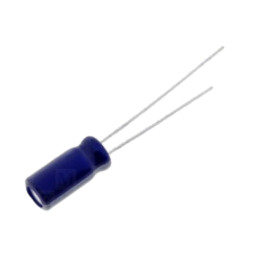 Condensator: electrolitic; THT; 10uF; 100VDC; Ø5x11mm; Raster: 2mm