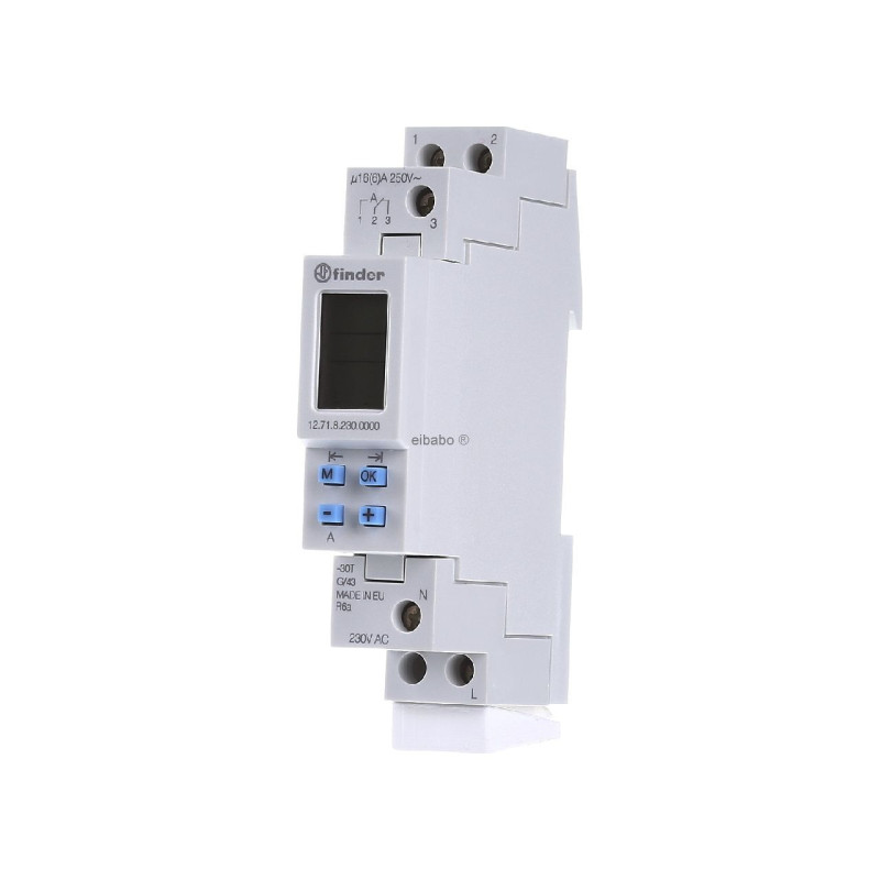 Întrerupător Temporizat SPDT IP20 1min-7zile | Electronic-mag.ro | Componente Electronice