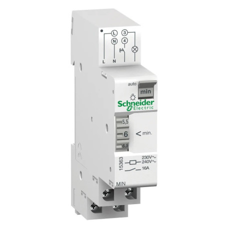 Timer 1-7min SPST-NO 230V pentru şină DIN IP20 16A | Electronic-mag.ro | Componente Electronice