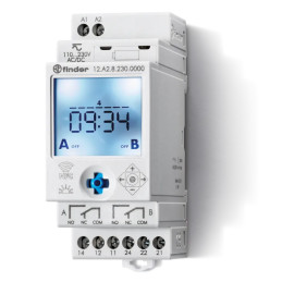Întrerupător cu Temporizator 1min-7zile DPDT IP20 | Electronic-mag.ro | Componente Electronice