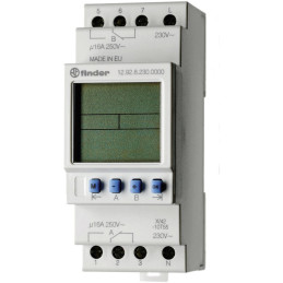Întrerupător Temporizat DPDT IP20 1min-7zile | Electronic-mag.ro | Componente Electronice