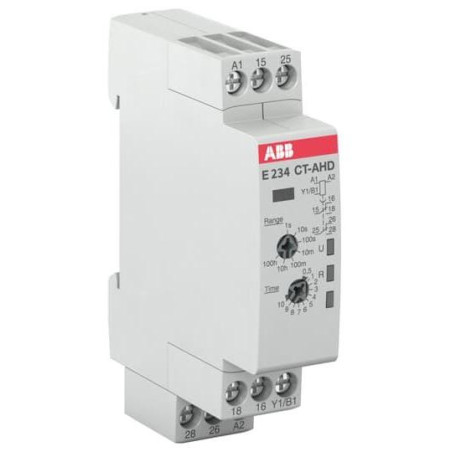 Timer DPDT 0.05s-100h 250VAC 5A 24-240VAC 24-48VDC | Electronic-mag.ro | Componente Electronice