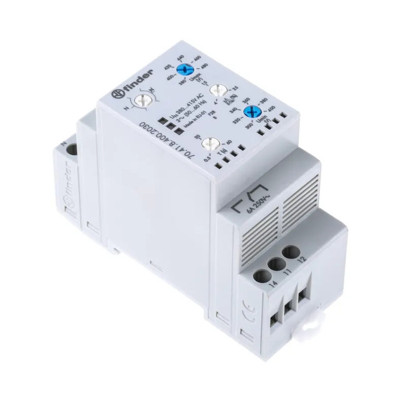 Releu Monitorizare Tensiune pentru Șină DIN SPDT | Electronic-mag.ro | Componente Electronice