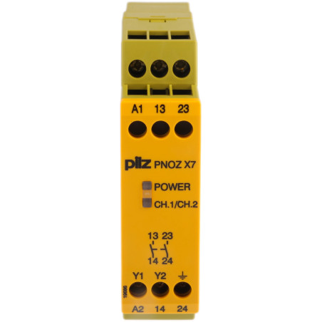 Releu de Siguranță PNOZ X7 230VAC NO x2 | Electronic-mag.ro | Componente Electronice