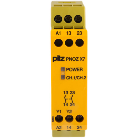 Releu de siguranță PNOZ X7 24V AC/DC | Electronic-mag.ro | Componente Electronice