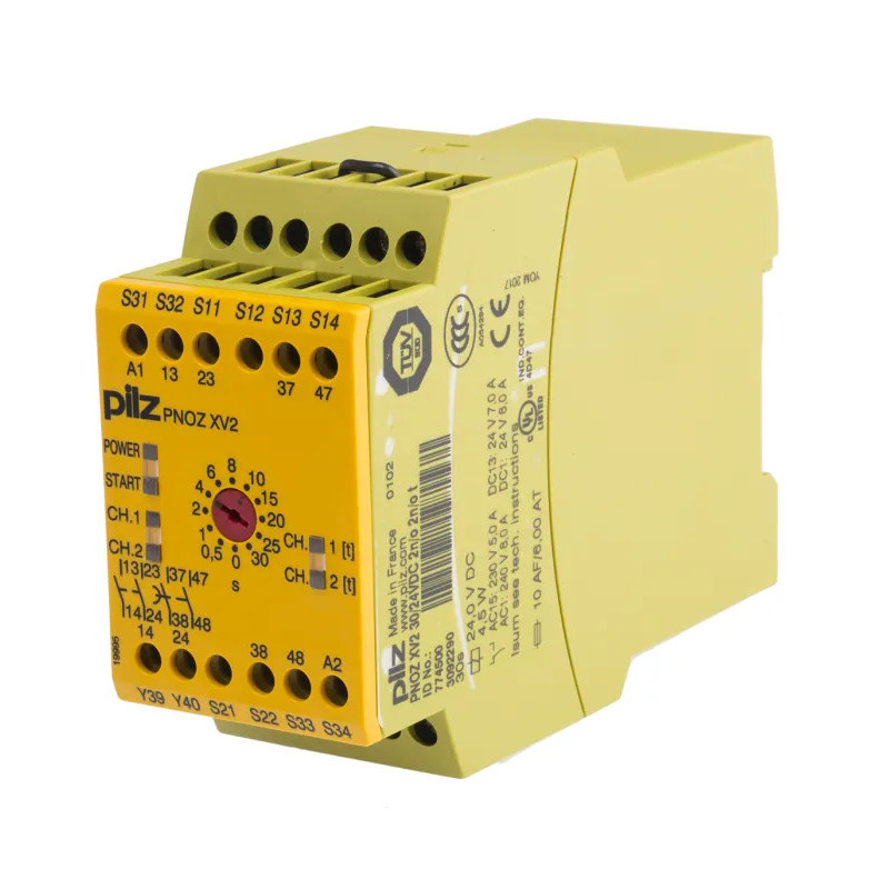 Releu de Siguranță PNOZ XV2 24VDC NO x4 | Electronic-mag.ro | Componente Electronice