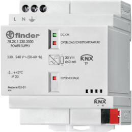 Alimentator pulsatoriu pentru șină DIN 230-240VAC IP20 640mA | Electronic-mag.ro | Componente Electronice