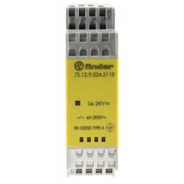 Releu de siguranță 24V DC pentru șină DIN IP20 | Electronic-mag.ro | Componente Electronice