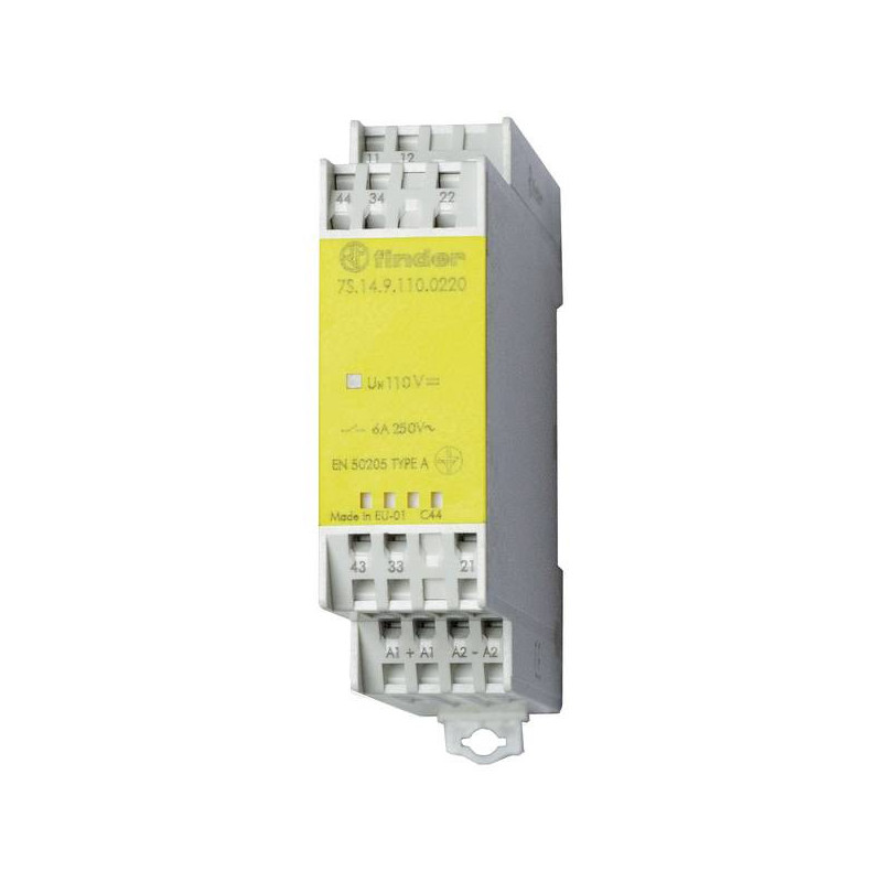 Releu de Siguranță 230VAC IP20 4 Ieșiri | Electronic-mag.ro | Componente Electronice