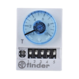 Timer DPDT 250VAC/10A 0.05s-100h 12VAC/DC | Electronic-mag.ro | Componente Electronice