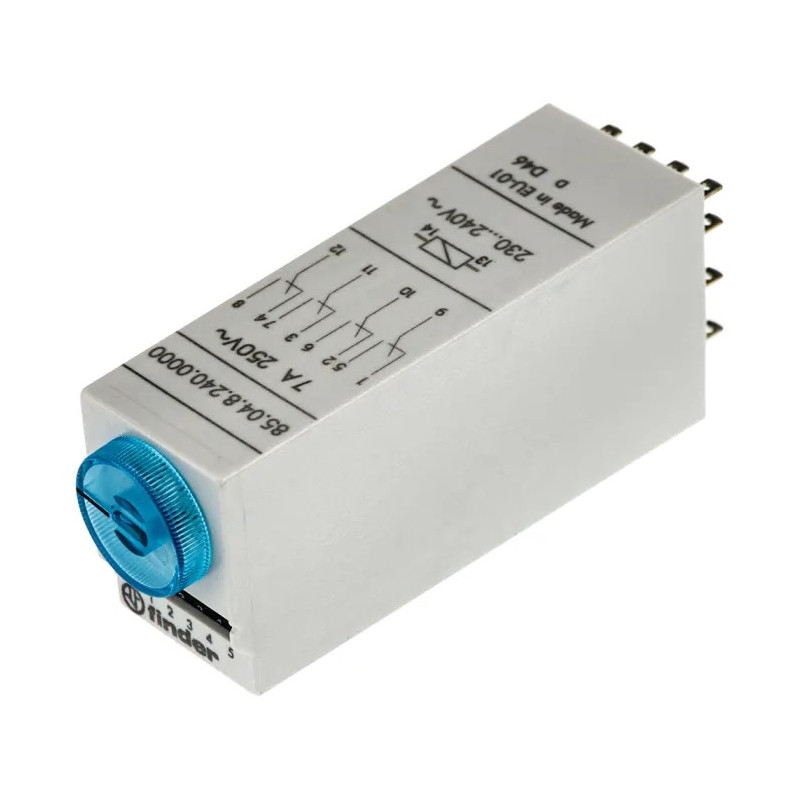 Timer 0,05s-100h 4PDT 230V AC/DC | Electronic-mag.ro | Componente Electronice