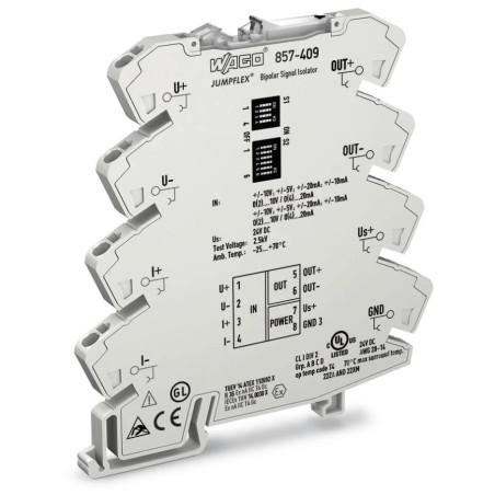 Adaptor Separator și Amplificator de Semnale pentru Șină DIN | Electronic-mag.ro | Componente Electronice