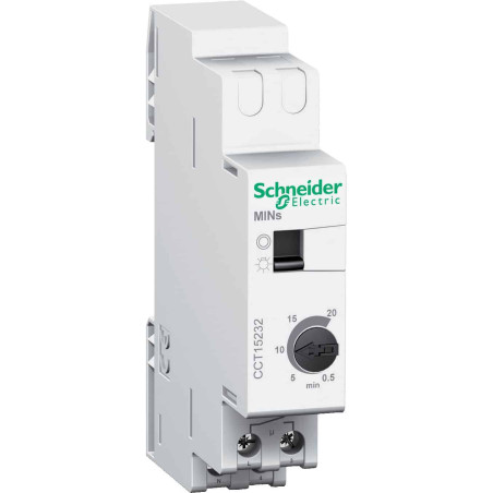 Timer Interval 0,5-20min SPST-NO 230VAC pentru Șină DIN | Electronic-mag.ro | Componente Electronice