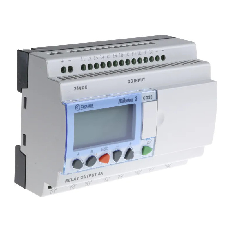 Releu Programabil 12 IN 8 OUT pentru Șină DIN | Electronic-mag.ro | Componente Electronice