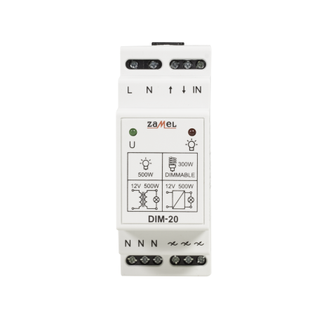 Variator de Lumină DIN 230V 500W | Electronic-mag.ro | Componente Electronice