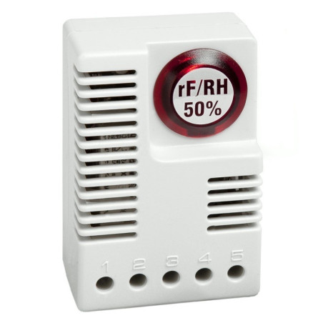 Senzor Higrostat 50-50%RH SPDT pentru Şină DIN 0-60°C | Electronic-mag.ro | Componente Electronice