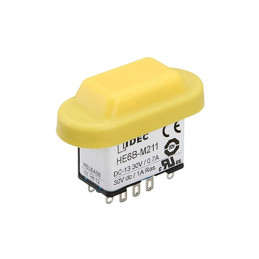 Întrerupător de Siguranță cu Buton HE6B DPDT IP65 | Electronic-mag.ro | Componente Electronice