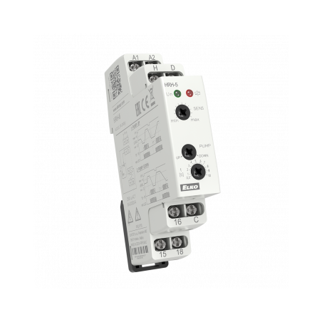 Releu Monitorizare Nivel 24-240V HRH-5/UNI | Electronic-mag.ro | Componente Electronice