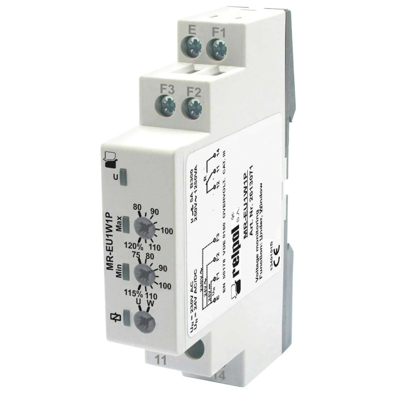 Releu Monitorizare Tensiune 24/230VAC 24VDC SPDT | Electronic-mag.ro | Componente Electronice