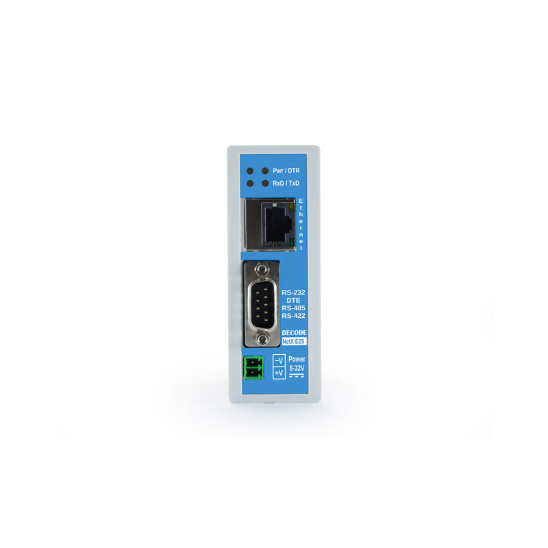 Convertor Ethernet la Serial pe șină DIN 8-32VDC | Electronic-mag.ro | Componente Electronice