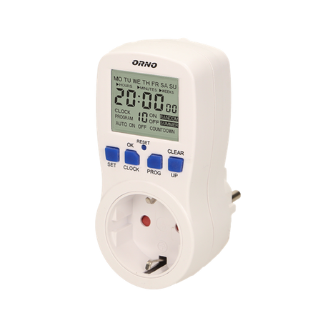 Întrerupător cu Temporizator 1min-7zile 230V Schuko | Electronic-mag.ro | Componente Electronice