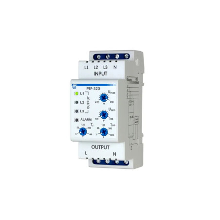 Releu Monitorizare Tensiune DIN IP20 PEF-320 | Electronic-mag.ro | Componente Electronice
