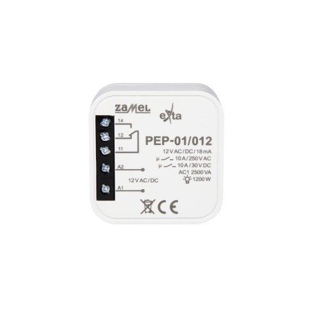 Releu Metalic 12V IP20 PEP-01/012 | Electronic-mag.ro | Componente Electronice