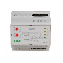 Releu Monitorizare Tensiune pentru Șină DIN IP20 PF-451 | Electronic-mag.ro | Componente Electronice