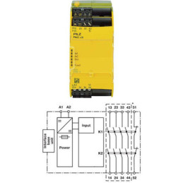 Modul de Extensie PNOZ s10 24VDC 1 Intrare 5 Ieșiri | Electronic-mag.ro | Componente Electronice