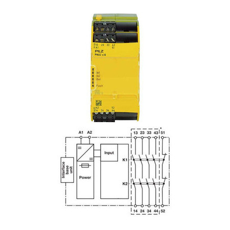 Modul de Extensie PNOZ s10 24VDC 1 Intrare 5 Ieșiri | Electronic-mag.ro | Componente Electronice