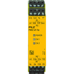 Modul Releu de Siguranță PNOZ e5.13p 24VDC 2IN 5OUT | Electronic-mag.ro | Componente Electronice