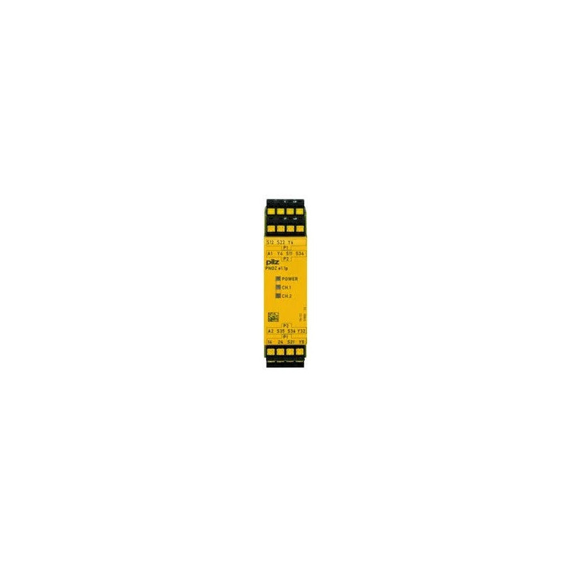 Releu de Siguranță PNOZ e1vp 24VDC 2IN 4OUT | Electronic-mag.ro | Componente Electronice