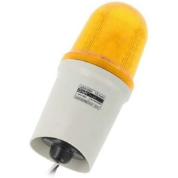 Semnalizator luminos și acustic LED ambră 10-30VDC IP65 | Electronic-mag.ro | Componente Electronice