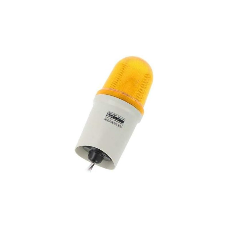 Semnalizator luminos și acustic LED ambră 10-30VDC IP65 | Electronic-mag.ro | Componente Electronice