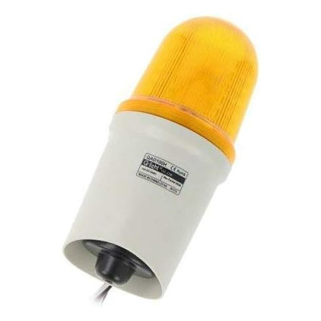 Semnalizator luminos și acustic LED ambră 10-30VDC IP65 | Electronic-mag.ro | Componente Electronice