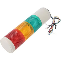 Coloană de Semnalizare LED Roșu/Ambră/Verde 24V | Electronic-mag.ro | Componente Electronice
