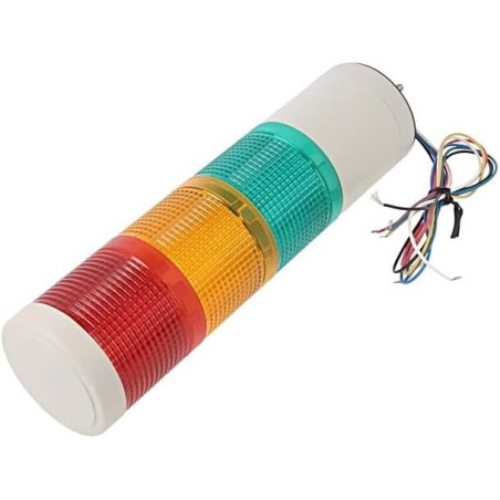 Coloană de Semnalizare LED Roșu/Ambră/Verde 24V | Electronic-mag.ro | Componente Electronice