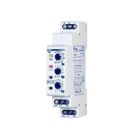 Timer Programabil 0.1s-10zile DPDT 250VAC/6A 230-240VAC | Electronic-mag.ro | Componente Electronice