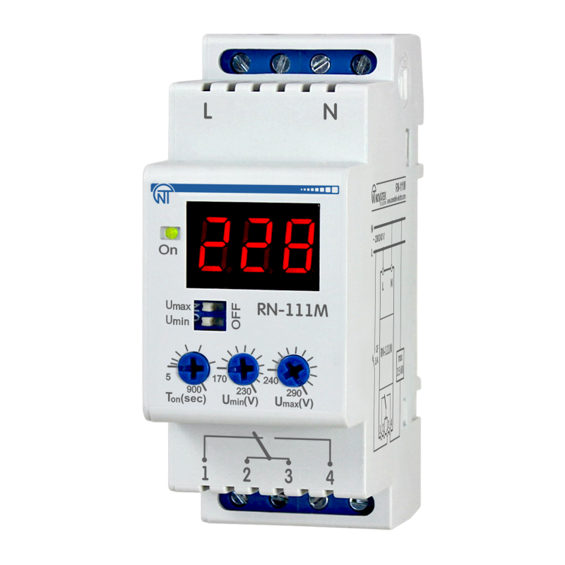 Releu Monitorizare Tensiune 230VAC SPDT RN-111M | Electronic-mag.ro | Componente Electronice